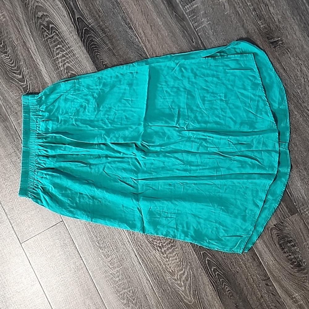 LOFT Teal Maxi Skirt
